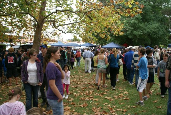 autumn crowd