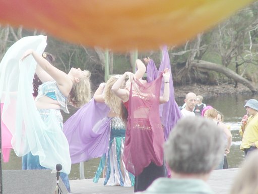 belly dancers at Market day 2003